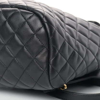 Chanel Lambskin Quilted Small Urban Spirit Backpack Black 9 of 12