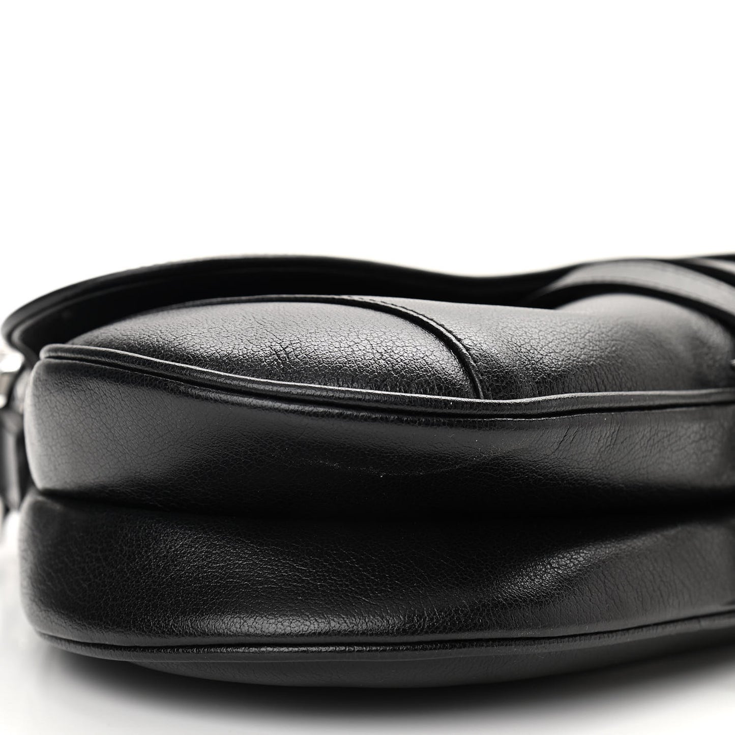Calfskin Saddle Bag Black