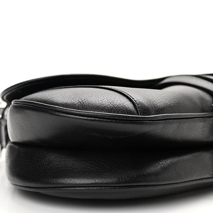 Christian Dior Calfskin Saddle Bag Black 9 of 11