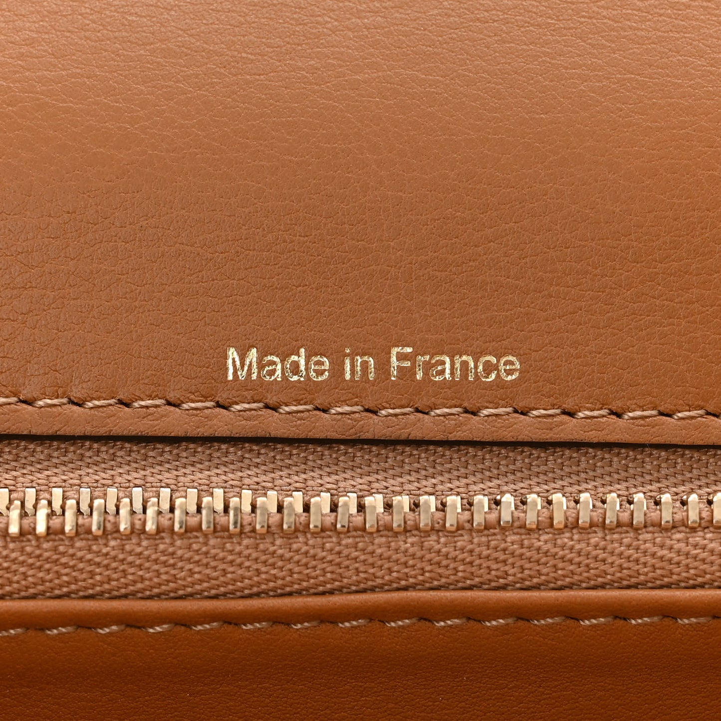 Calfskin MM Tempete Satchel Camel