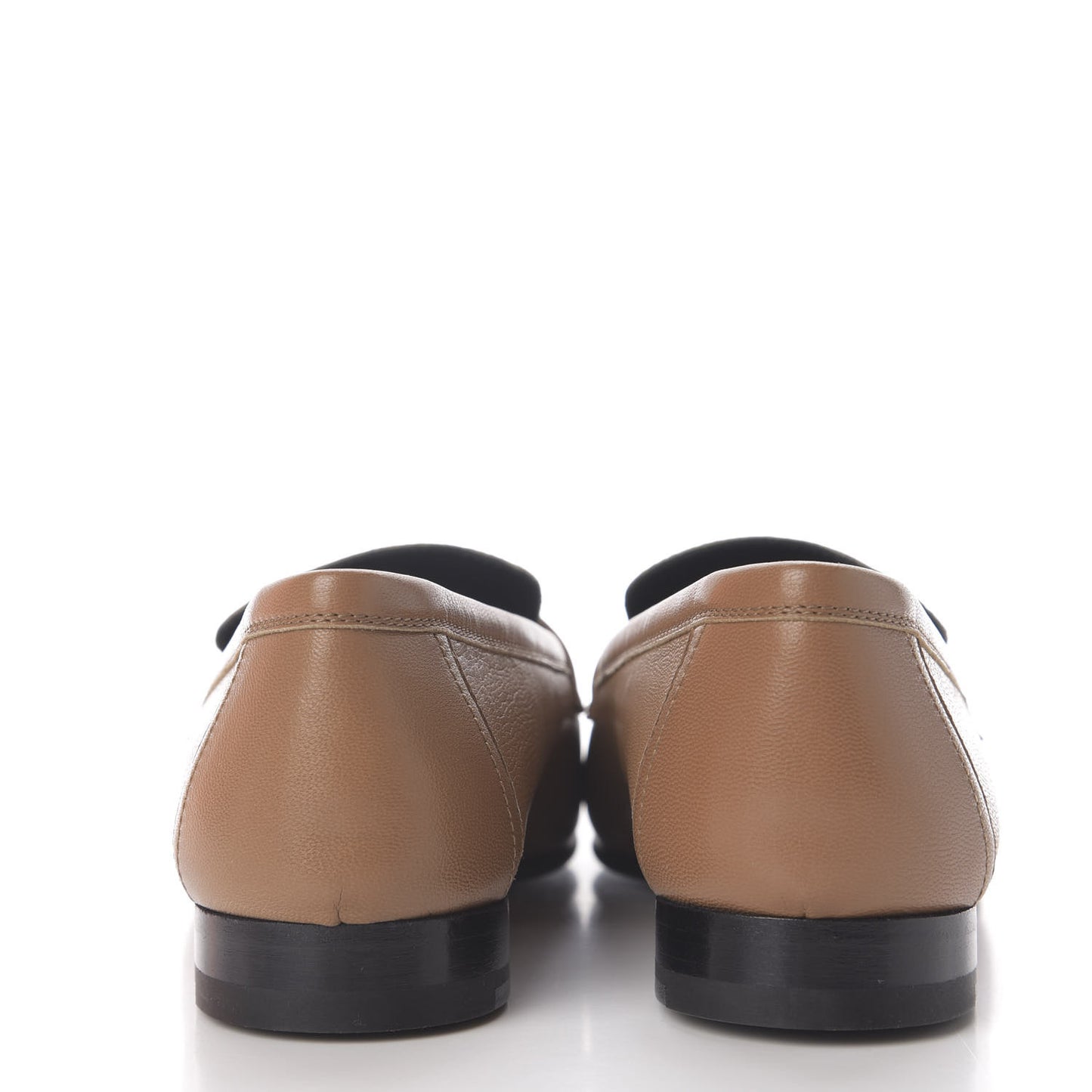 Goatskin Womens Paris Loafers 36.5 Etoupe
