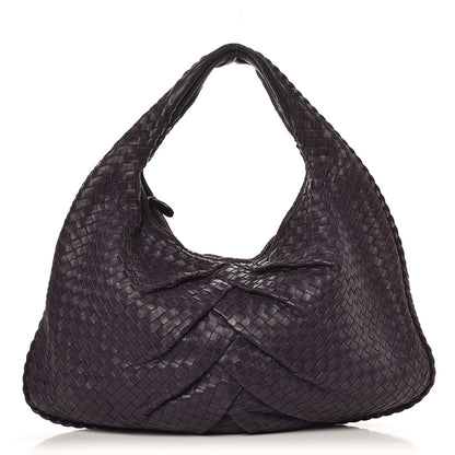 Bottega Veneta Nappa Intrecciato Pleated Large Veneta Hobo Turbolence 1 of 13