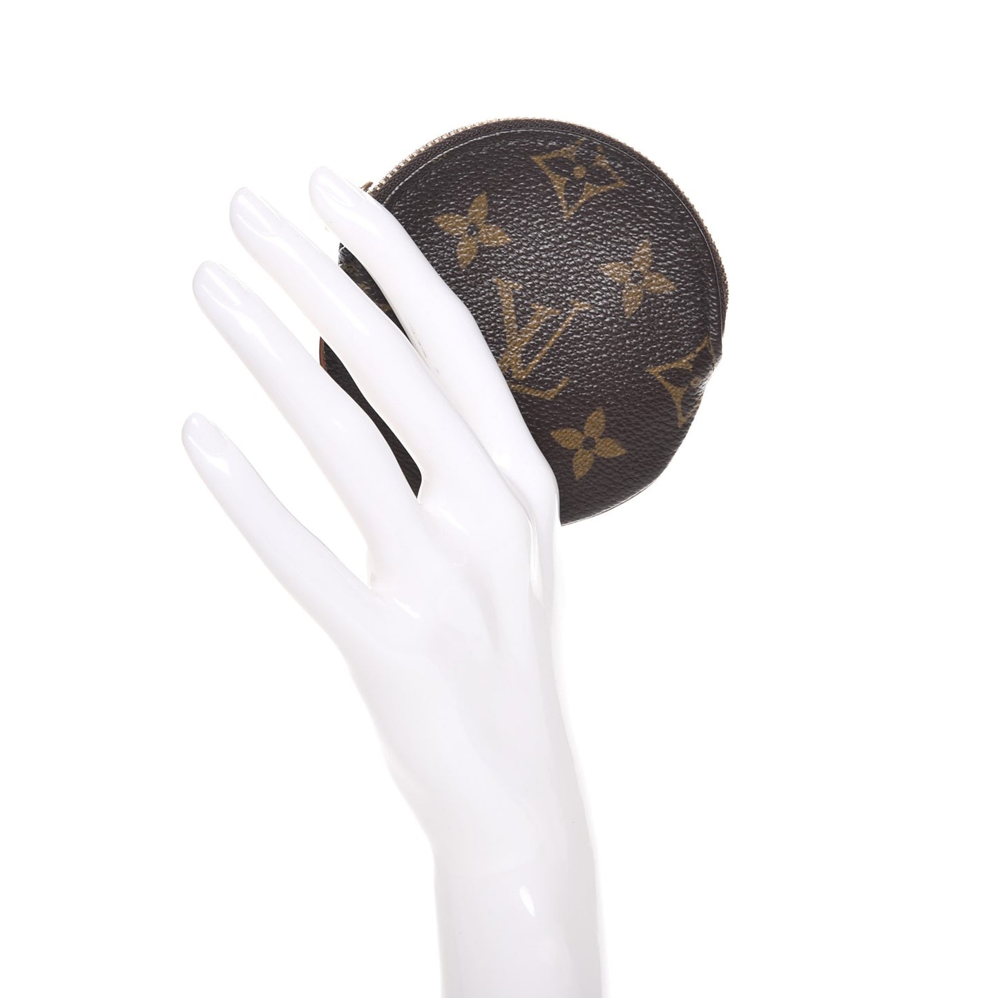 Monogram Round Coin Purse
