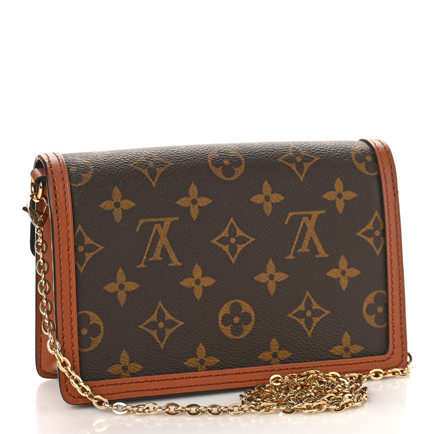 Reverse Monogram Dauphine Chain Wallet