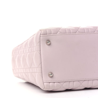 Christian Dior Lambskin Cannage Medium Lady Dior Light Pink 7 of 10