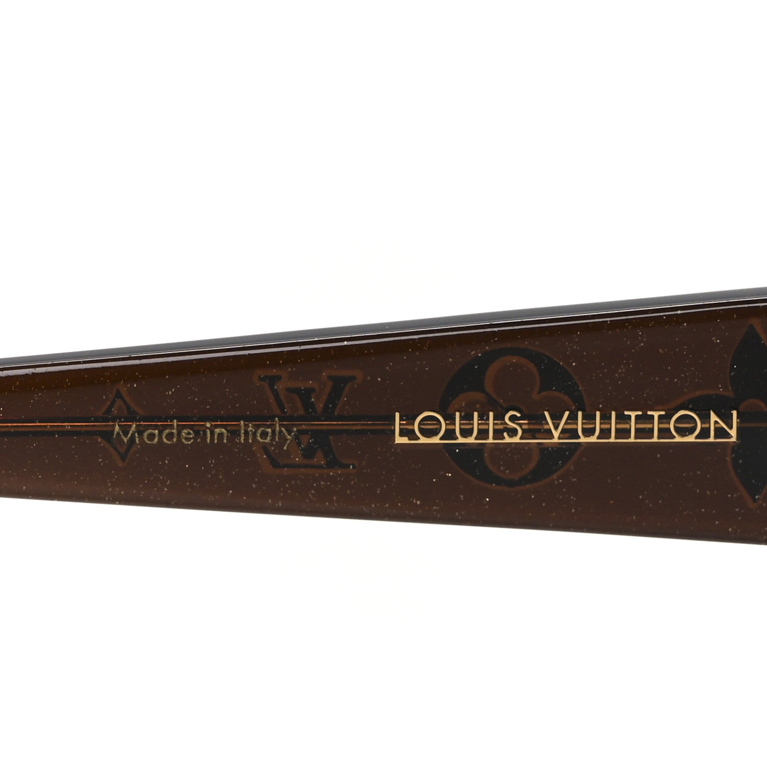 Louis Vuitton Acetate Obsession GM Sunglasses Z0459W Brown Glitter 5 of 8