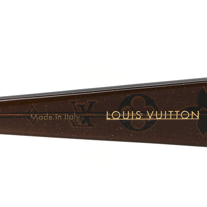 Louis Vuitton Acetate Obsession GM Sunglasses Z0459W Brown Glitter 5 of 8