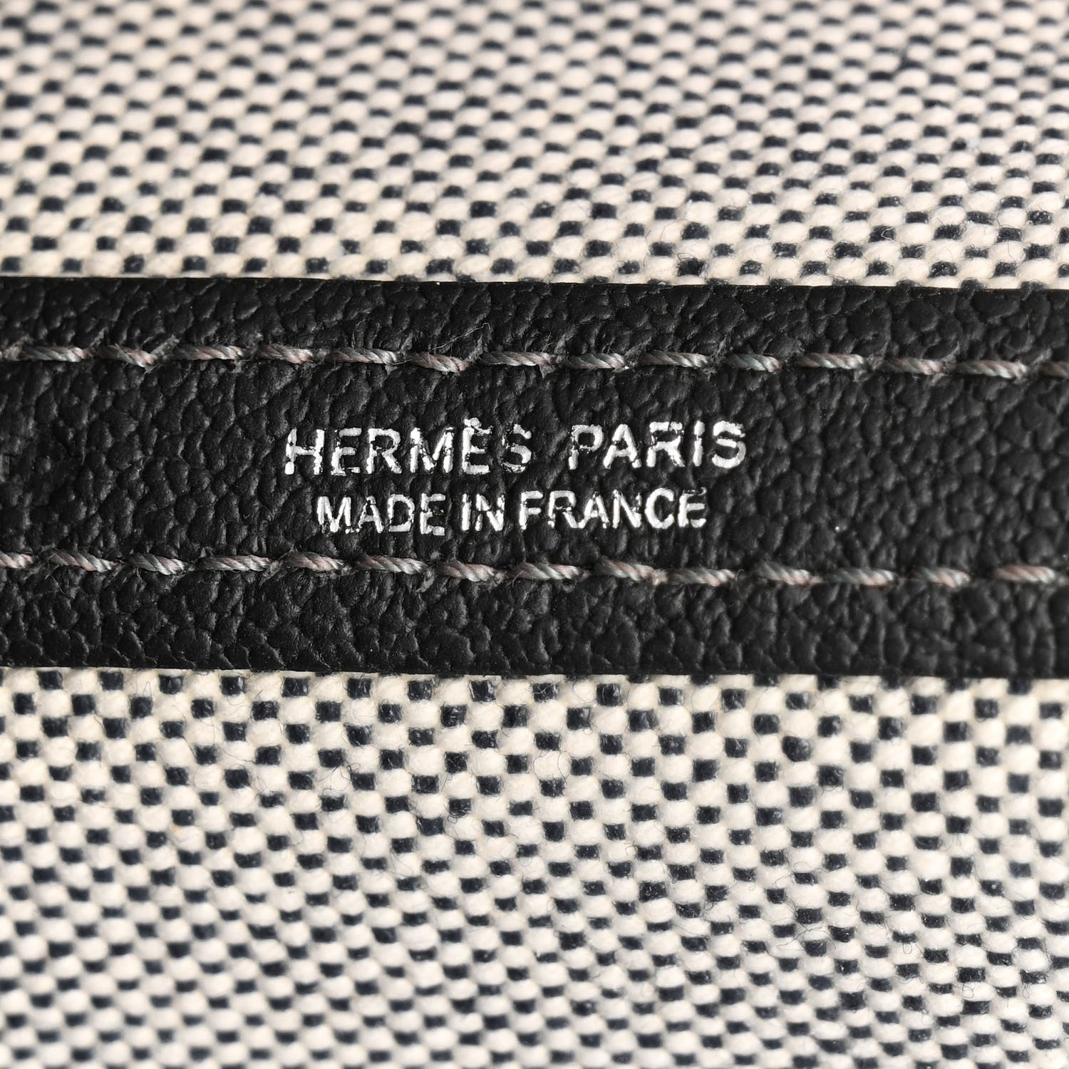 Hermes Toile Buffle Skipper Garden Party 36 MM Tote Black 6 of 10