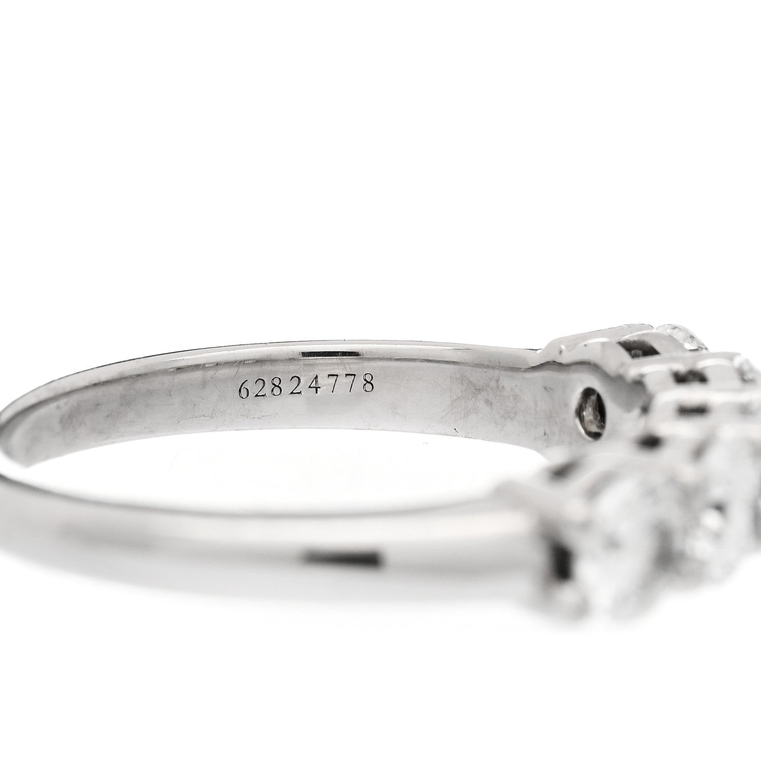 Tiffany Platinum Diamond 1.15ctw Wedding Band Ring 53 6.25 5 of 6