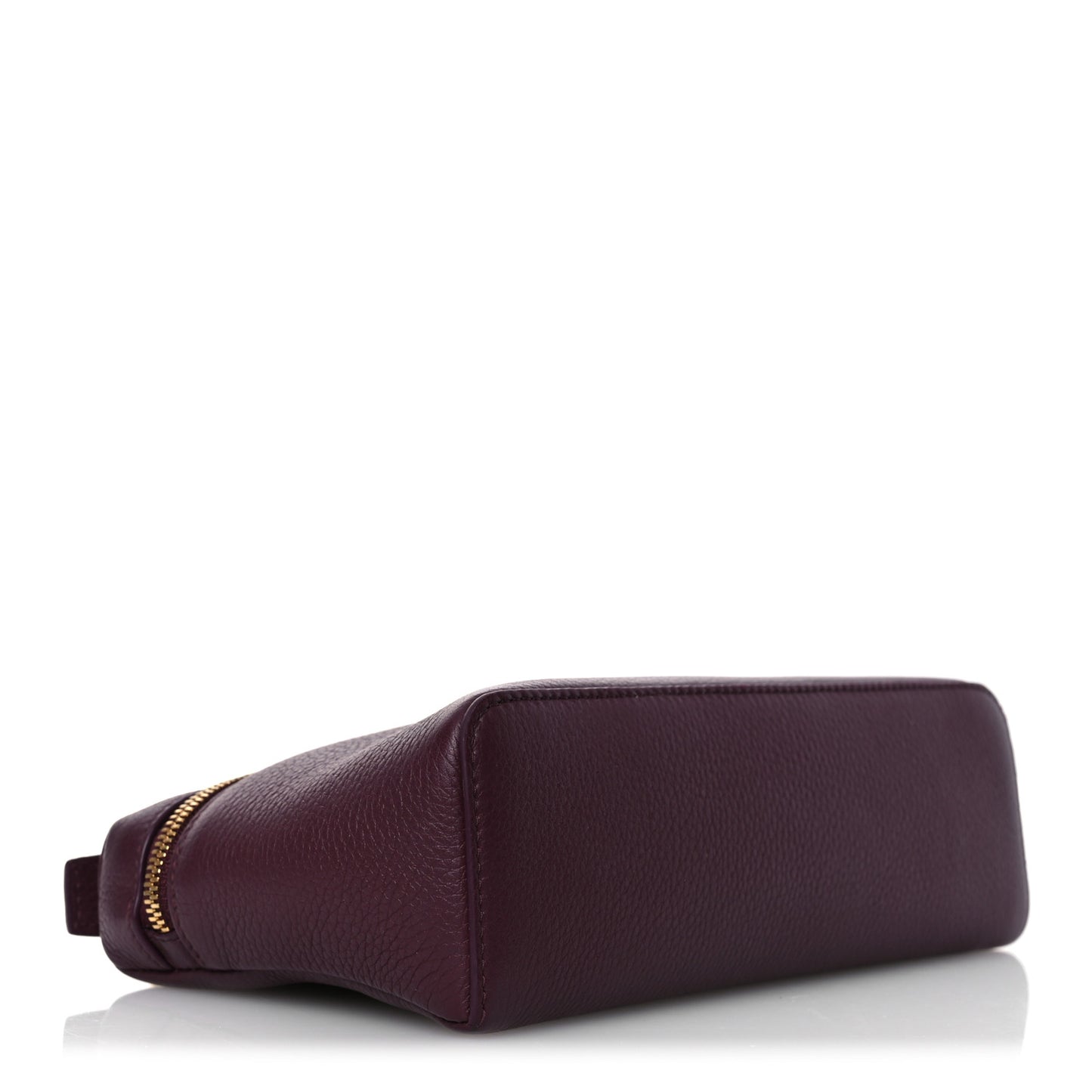 Grained Calfskin L19 Extra Pocket Pouch Azuki Beans