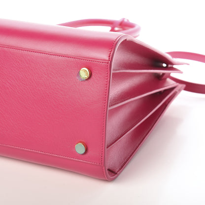 Saint Laurent Calfskin Small Sac De Jour Lipstick Pink 8 of 8