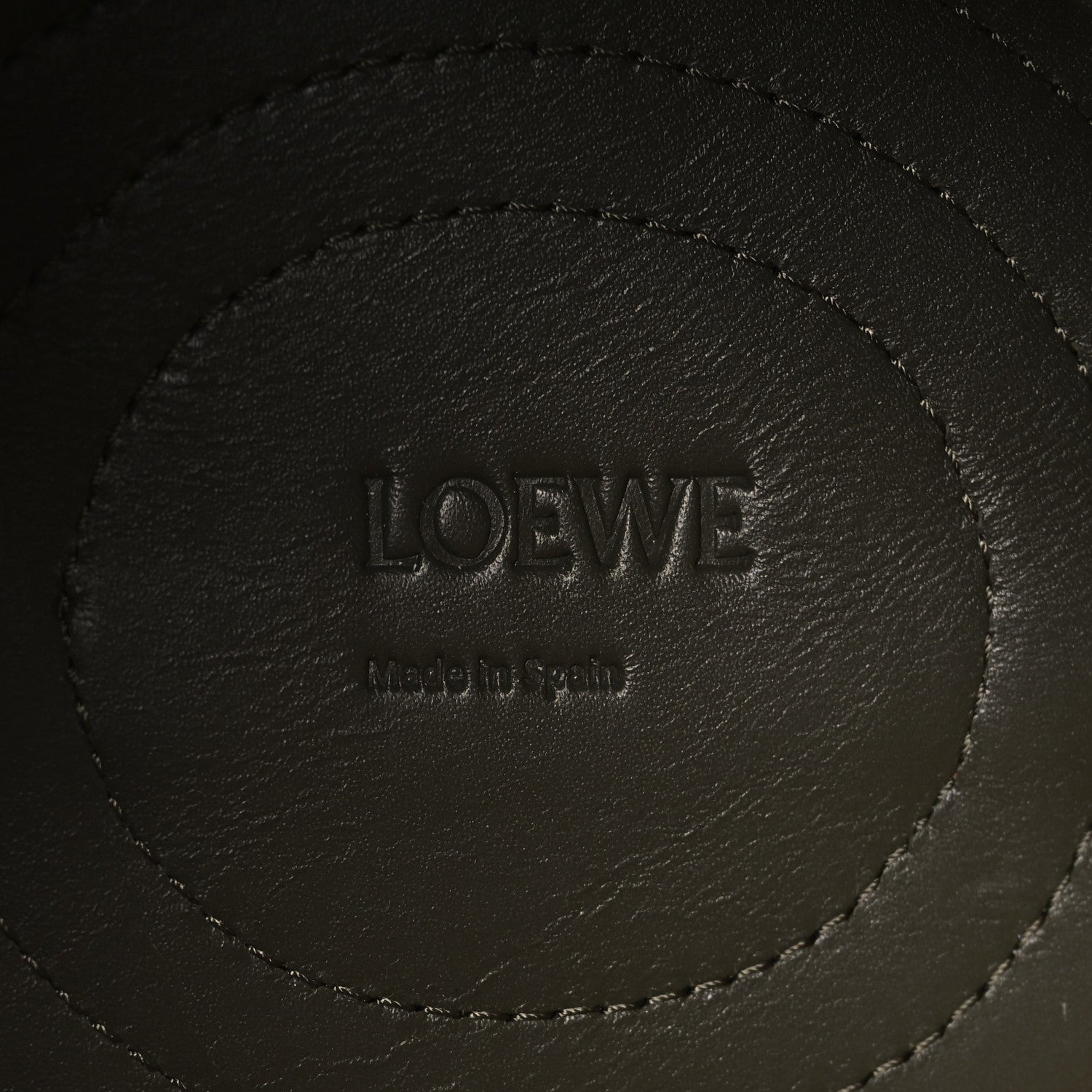 Loewe Shiny Nappa Calfskin Small Paseo Bag Dark Khaki Green 6 of 9