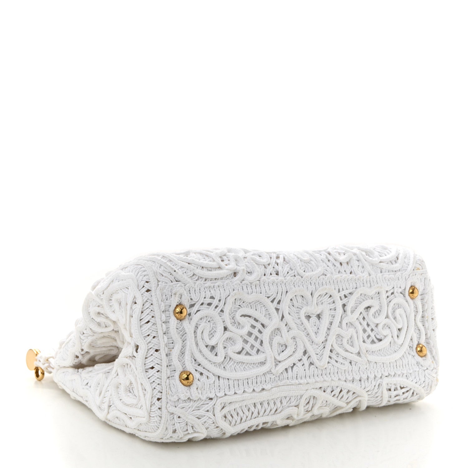 Dolce & Gabbana Cordonetto Lace Medium Miss Sicily Satchel White 4 of 9