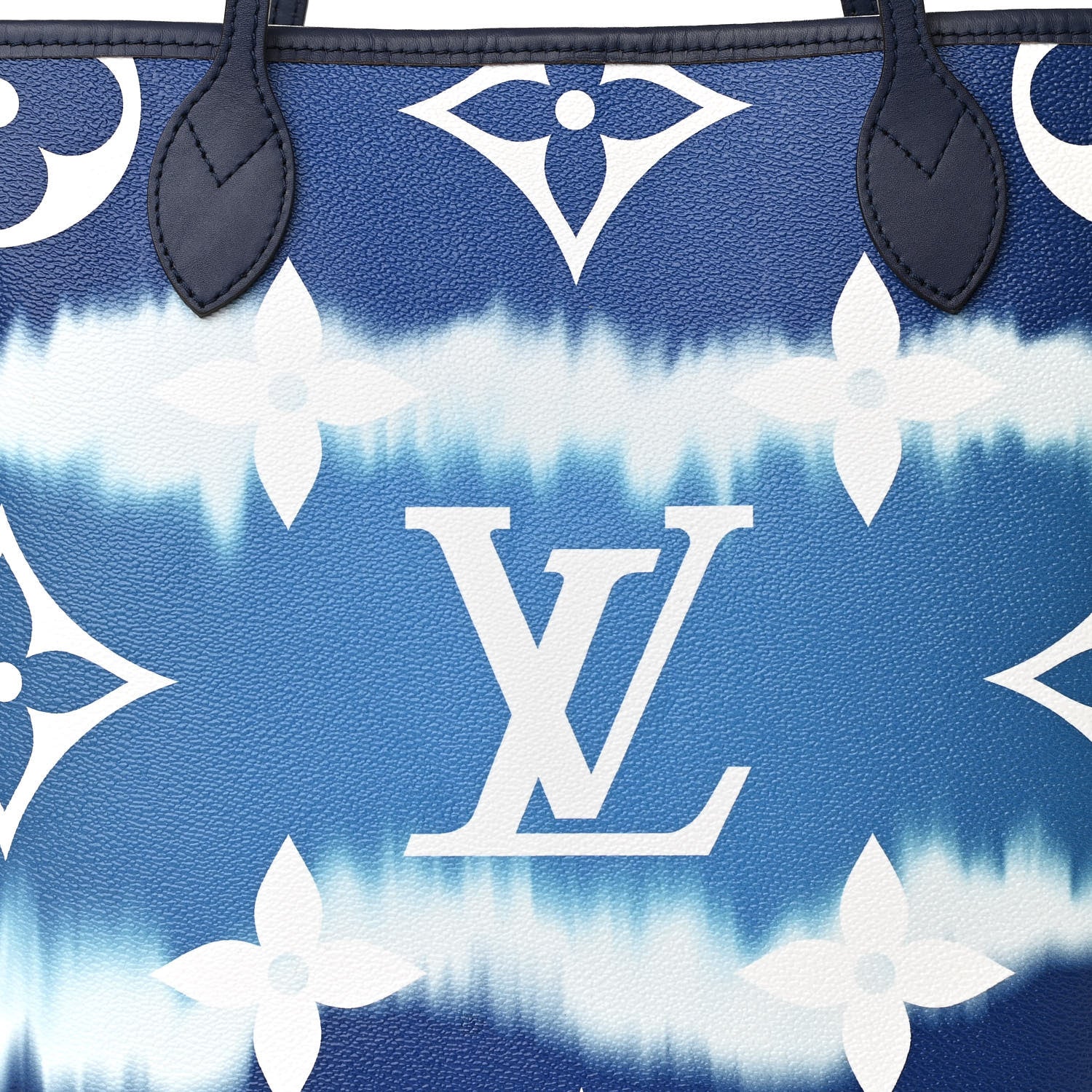 Louis Vuitton Monogram Escale Neverfull MM Blue 8 of 10