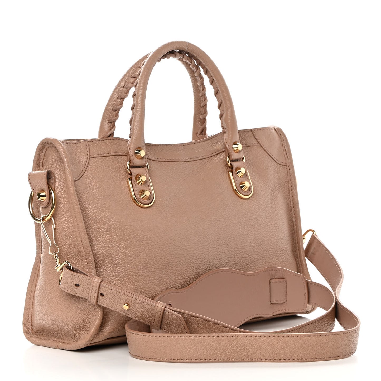Chevre Gold Metallic Edge Hardware S City Rose Des Sables