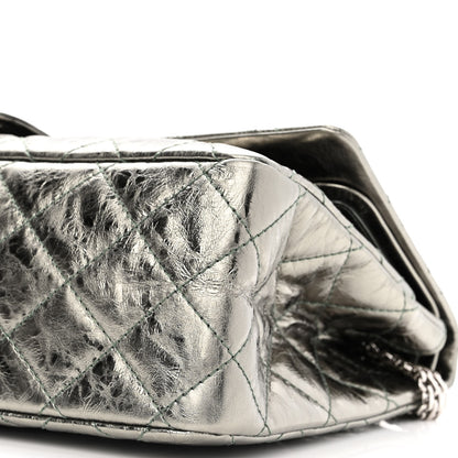 Chanel Metallic Aged Calfskin Quilted 2.55 Reissue 228 Flap Dark Green 9 of 9
