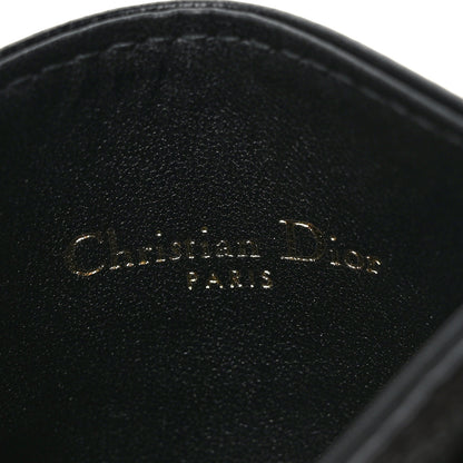 Christian Dior Supple Calfskin Cannage Caro Five-Slot Card Holder Black 6 of 8