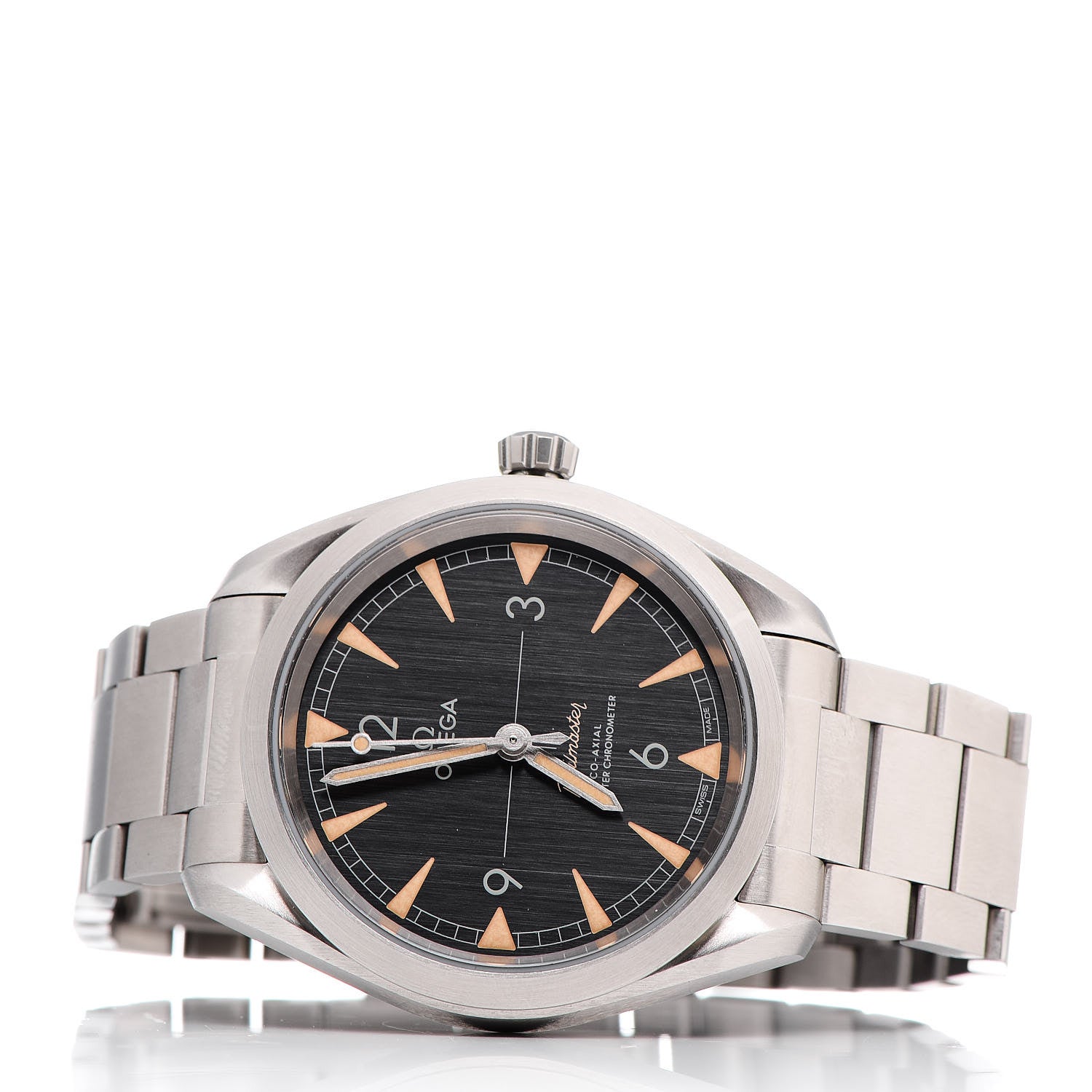 Omega Stainless Steel 40mm Railmaster Co-Axial Chronometer Automatic Watch Black 220.10.40.20.01.001 3 of 7
