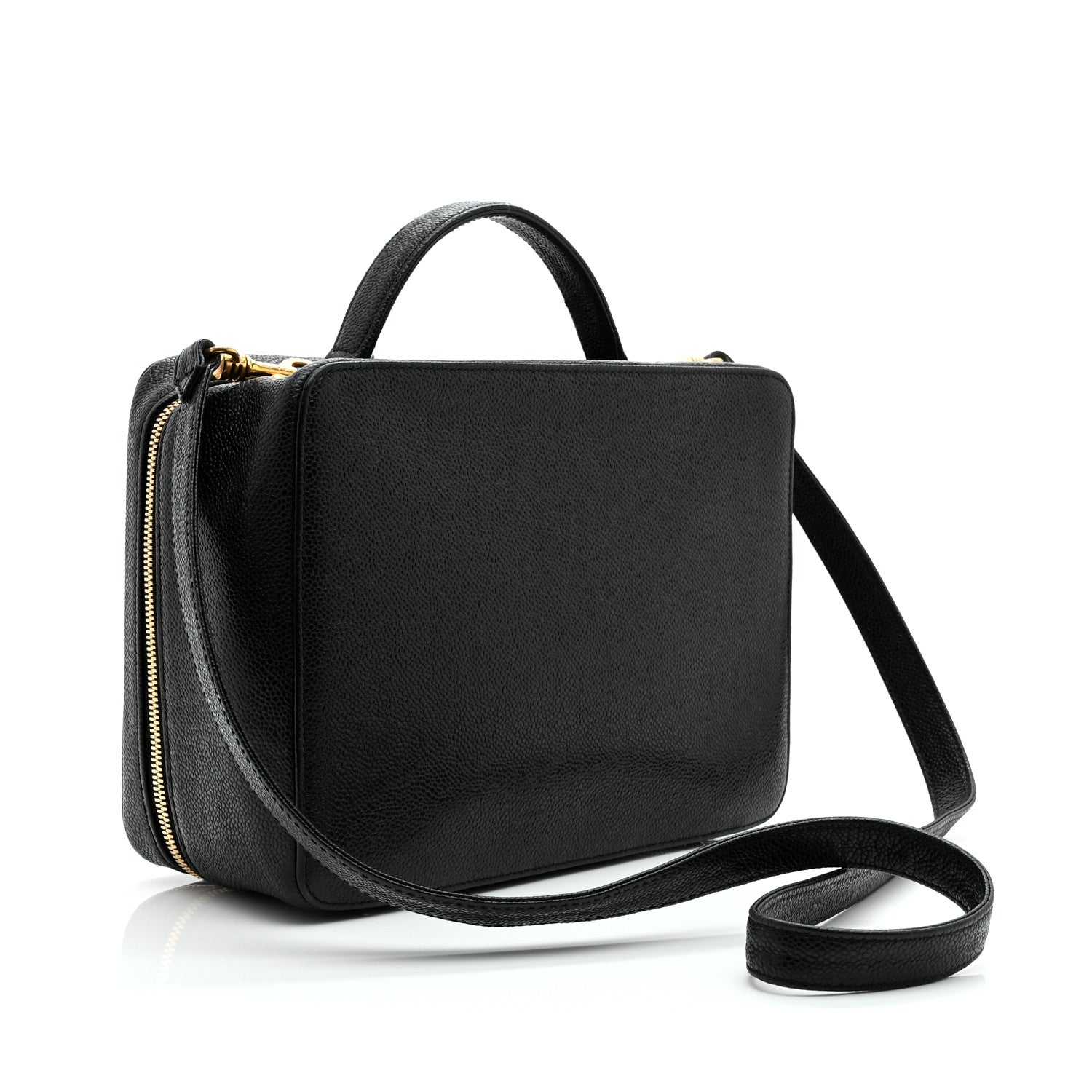 Chanel Caviar CC Vanity Case Black 3 of 10