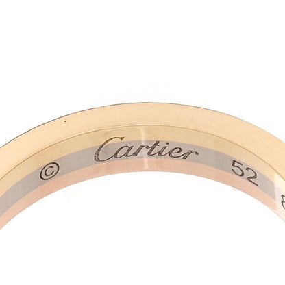 Cartier 18K Pink White Yellow Gold 3.5mm Vendome Louis Cartier Wedding Band Ring 52 6 4 of 7