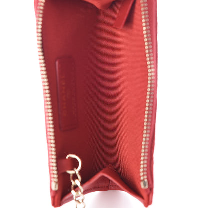 Chanel Caviar Quilted Key Holder Case Red 5 of 8