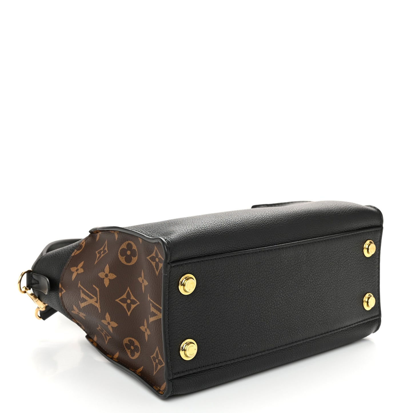 Calfskin Monogram On My Side PM Black