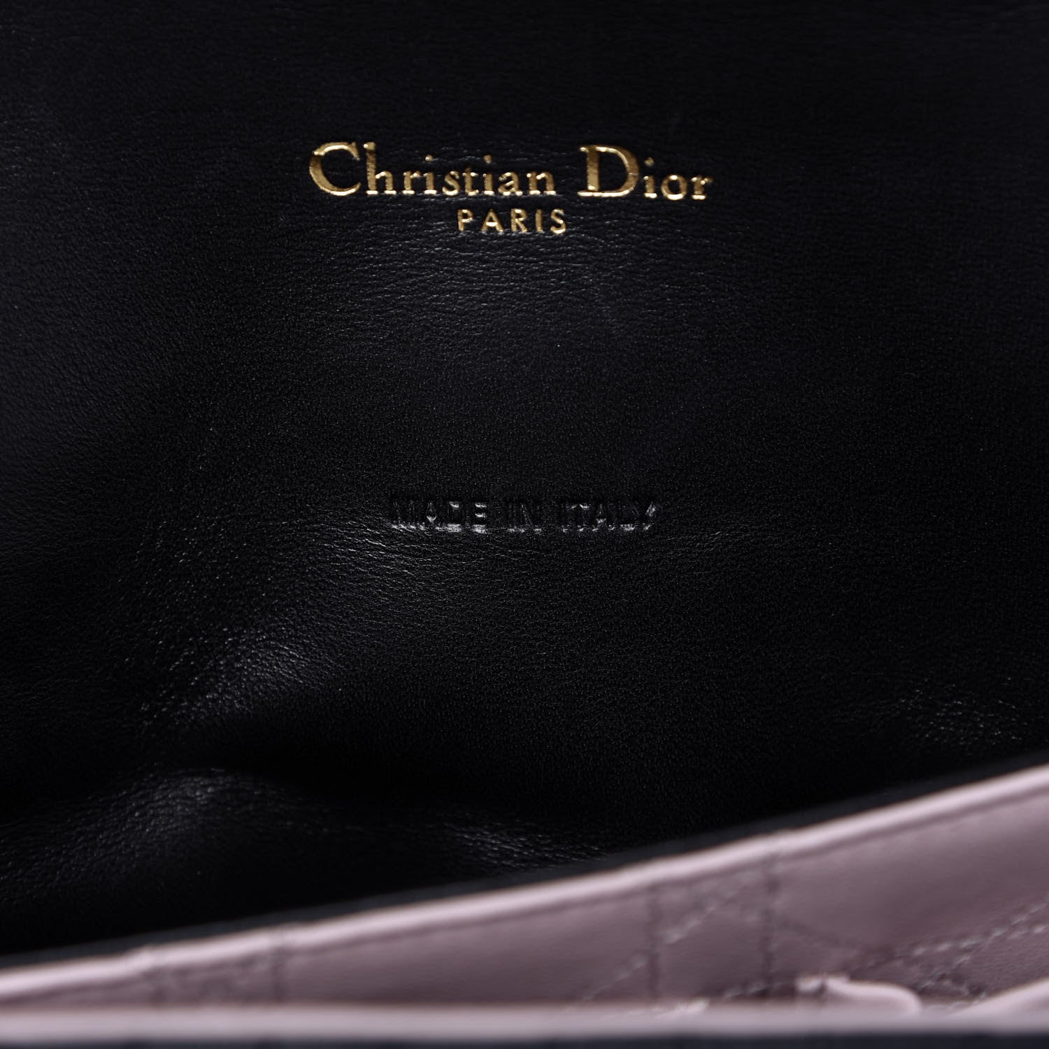 Christian Dior Lambskin Cannage Medium Miss Dior Flap Black 9 of 13