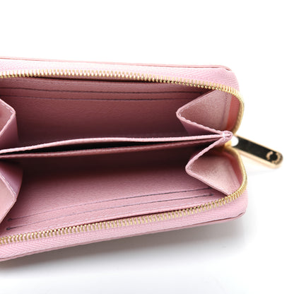 Louis Vuitton Damier Azur Zippy Coin Purse Rose Ballerine 5 of 11