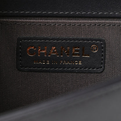 Chanel Calfskin Quilted Small Boy Flap Dark Grey 6 of 11