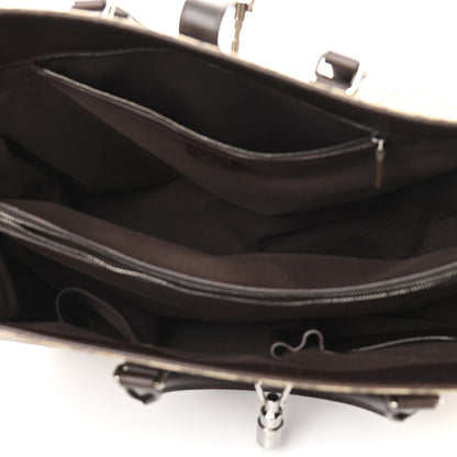 Gucci GG Plus Monogram Piston Lock Tote Dark Brown 5 of 14