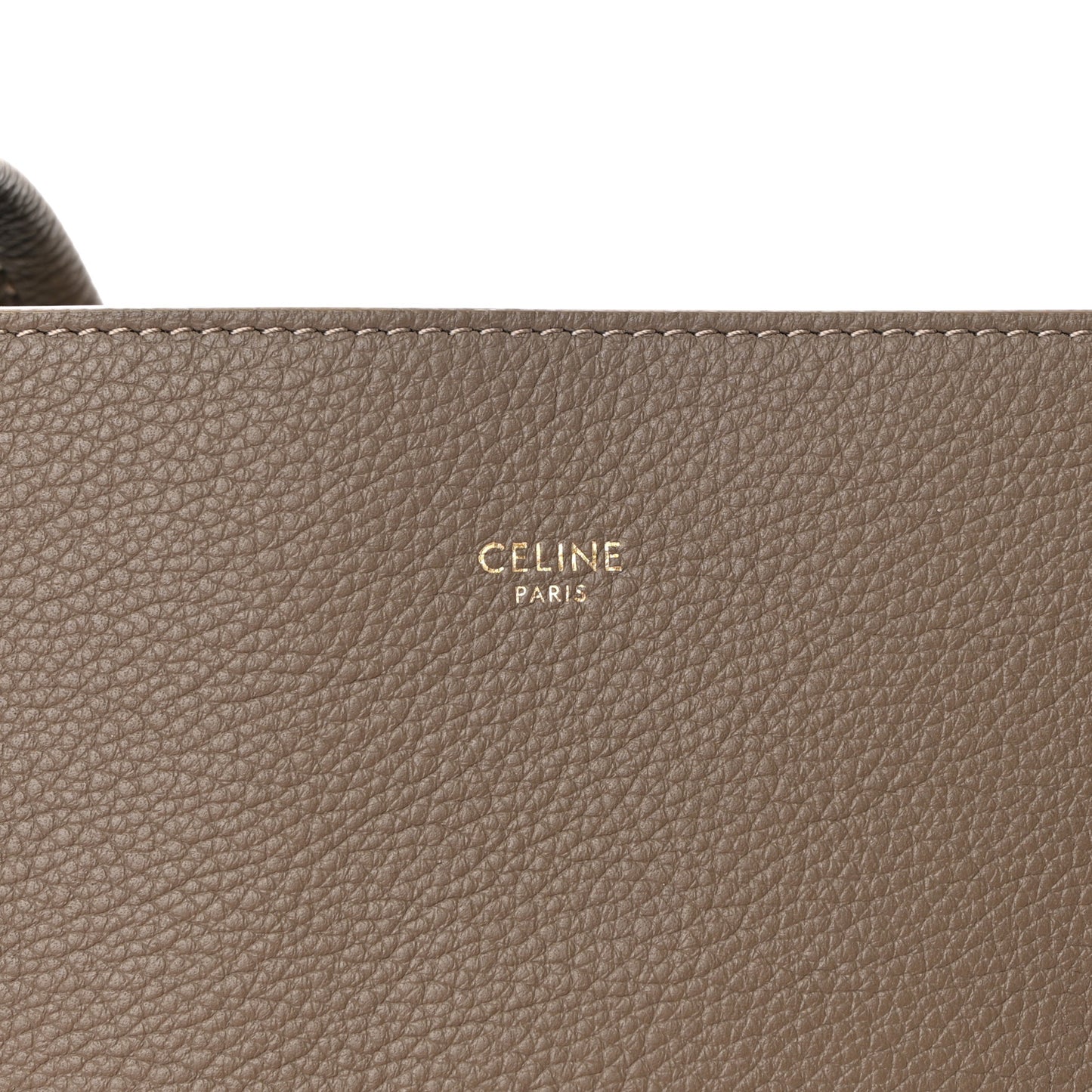 Soft Grained Calfskin Small Belt Cabas Phantom Taupe