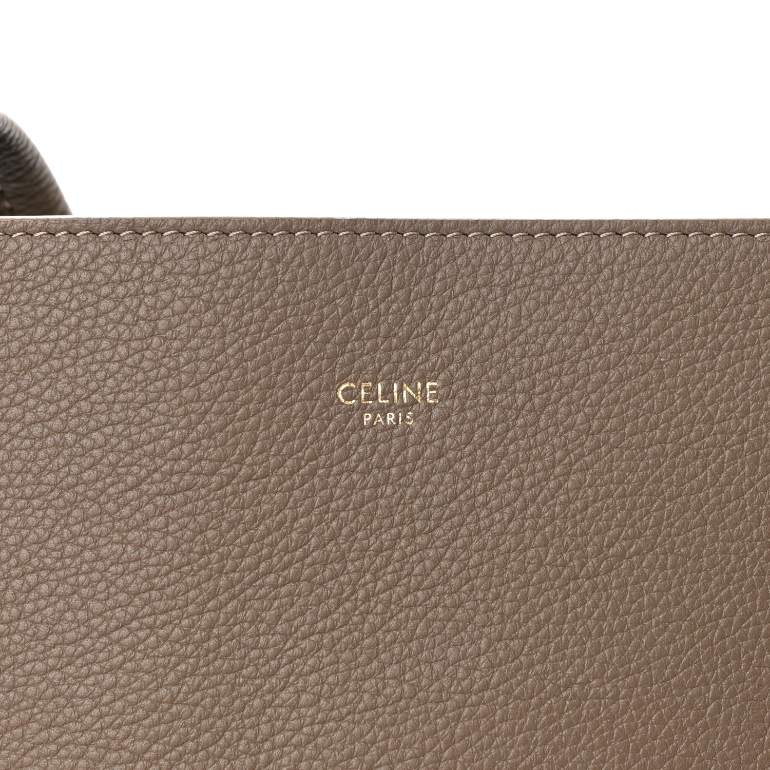 Celine Soft Grained Calfskin Small Belt Cabas Phantom Taupe 5 of 13