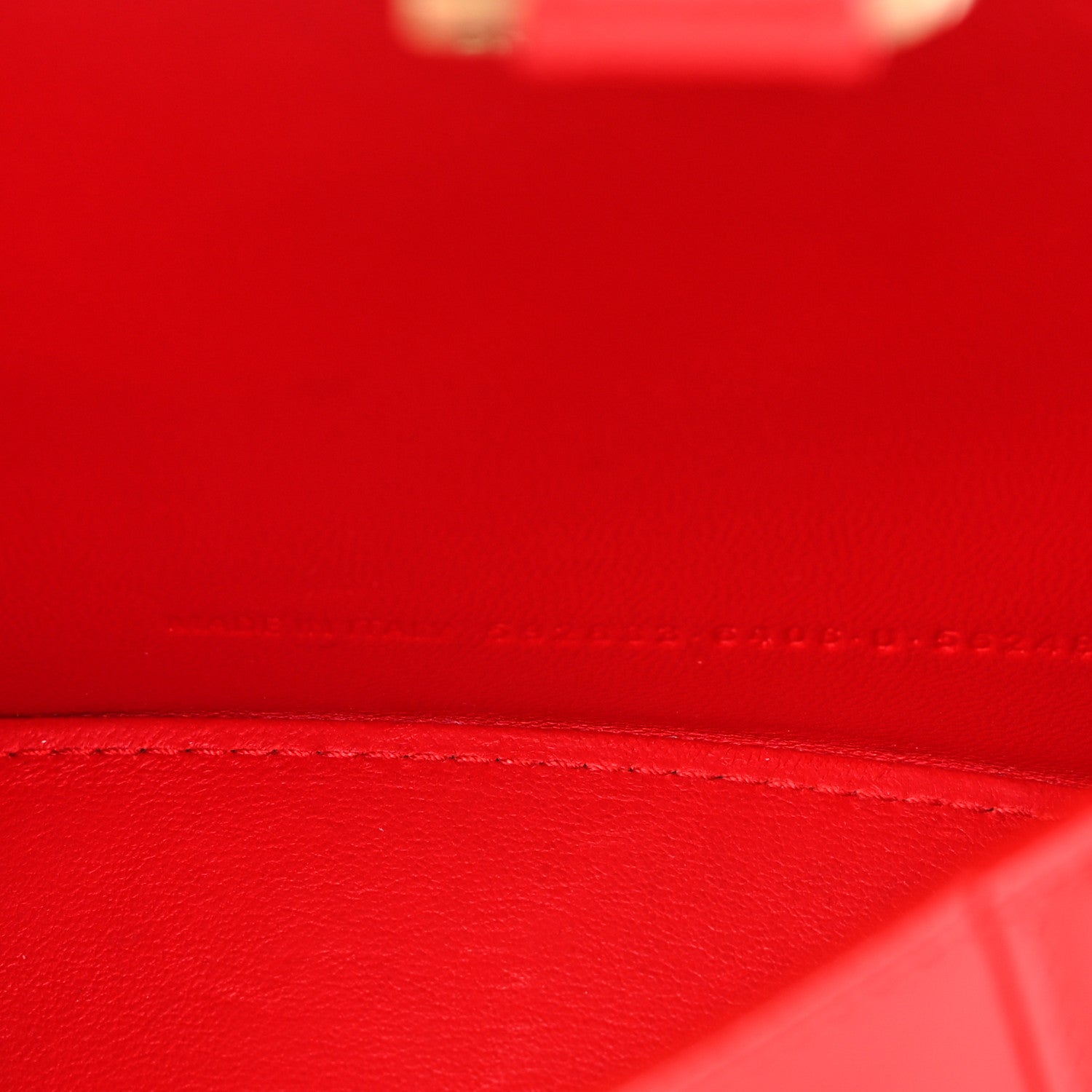 Balenciaga Shiny Box Calfskin Hourglass Top Handle Bag XS Bright Red 8 of 17