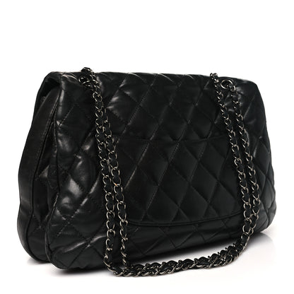 Chanel Lambskin Quilted Chanel 3 Maxi Flap Bag Black 3 of 10