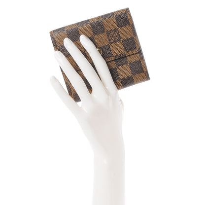 Louis Vuitton Damier Ebene Elise Wallet 2 of 8