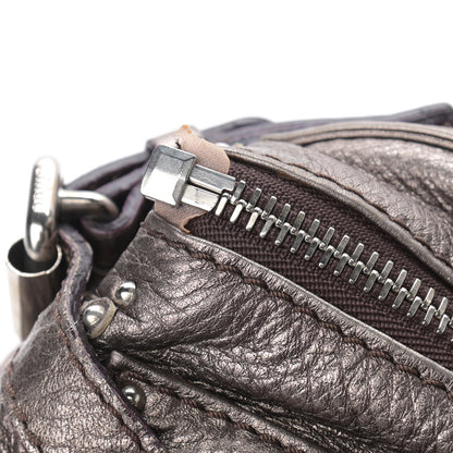Chloe Metallic Calfskin Medium Paddington Satchel Silver 12 of 13