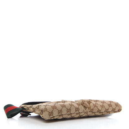 Gucci GG Monogram Double Pocket Belt Bag Dark Brown 4 of 10