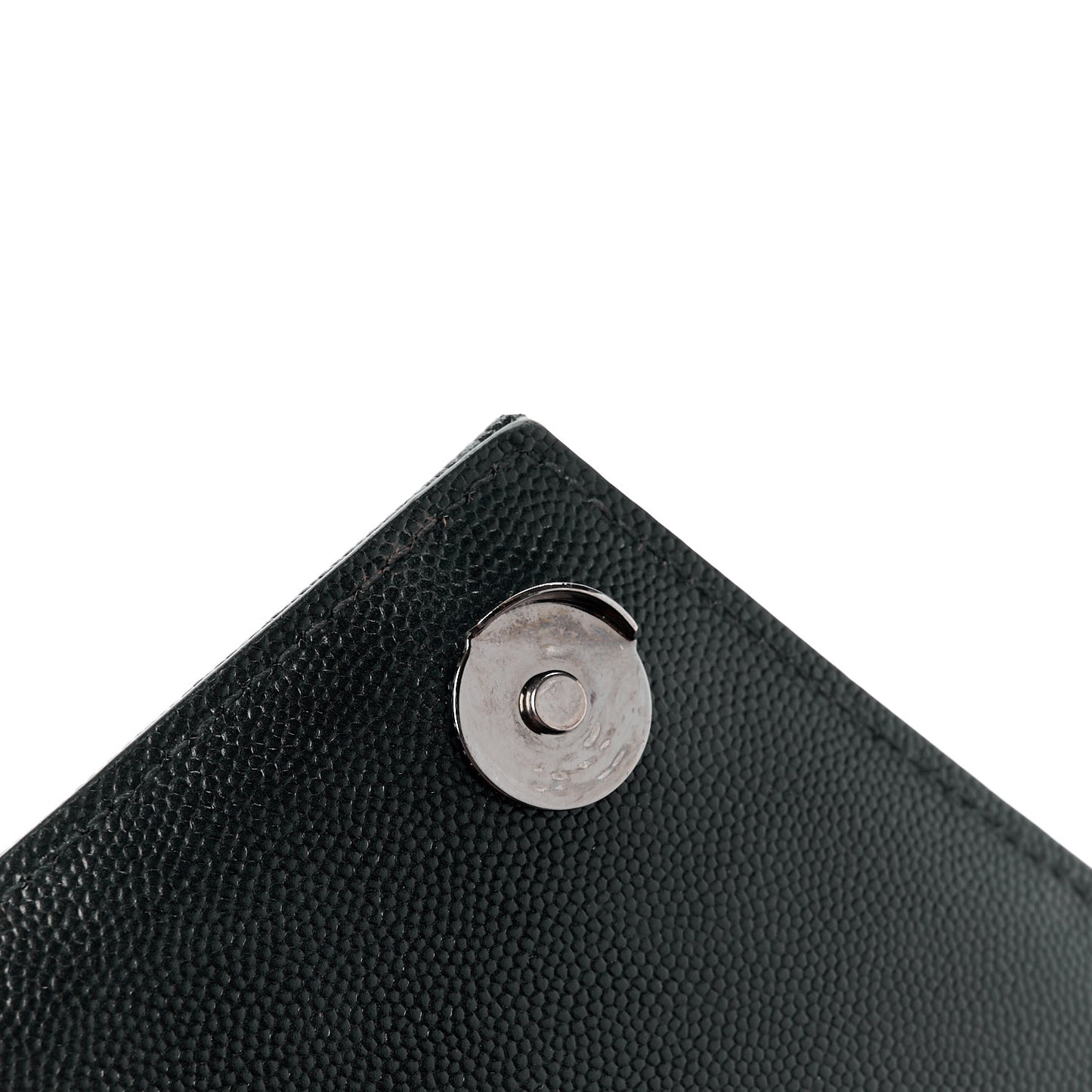Grain De Poudre Textured Mixed Matelasse Triquilt Medium Monogram Monochrome Satchel Black