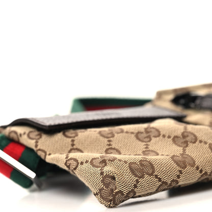Gucci Monogram Web Belt Bag Dark Brown 9 of 10
