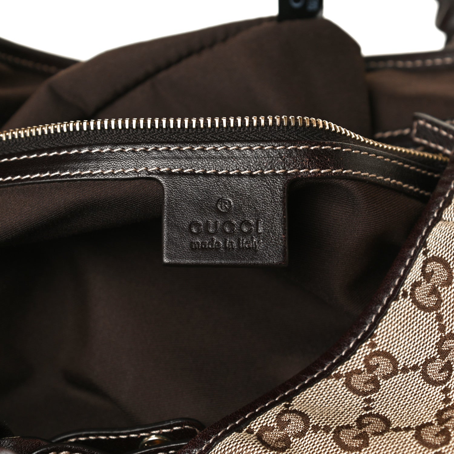 Gucci Monogram Medium Pelham Shoulder Bag Dark Brown 6 of 15