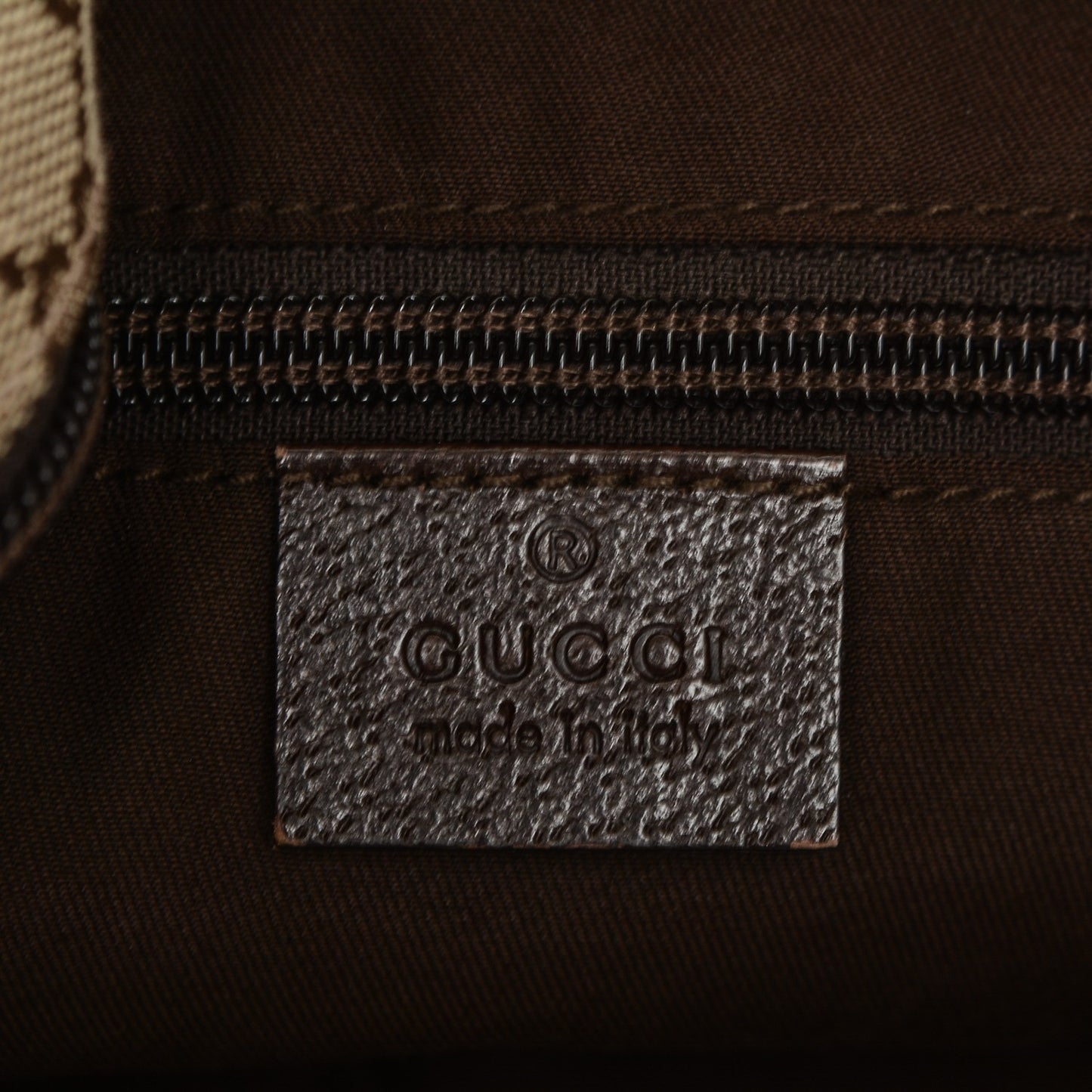 Monogram Web Medium Flat Messenger Bag Brown