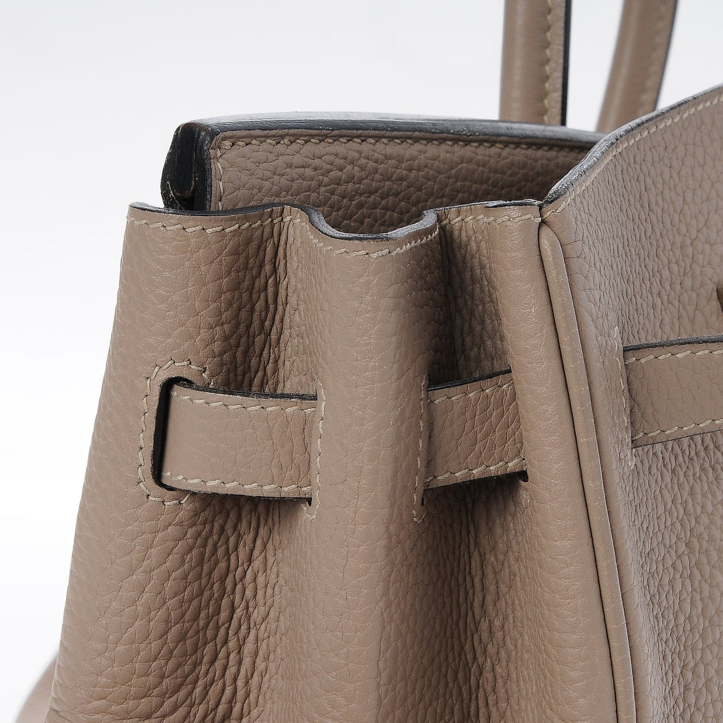 Taurillon Clemence Birkin 35 Gris Tourterelle