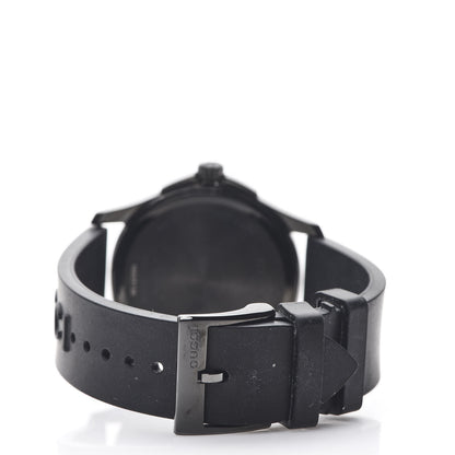 Gucci PVD Stainless Steel Rubber 38mm G-Timeless Angry Cat Quartz Watch Black 3 of 8