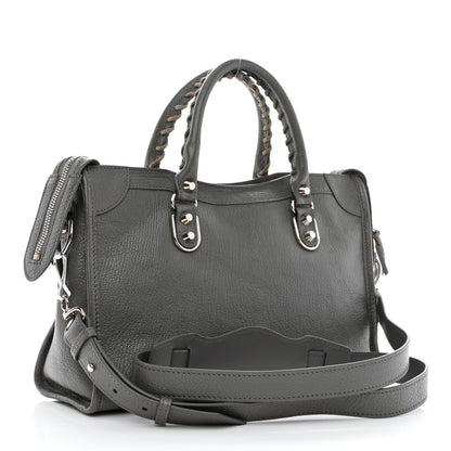 Balenciaga Chevre Silver Metallic Edge Hardware S City Gris Acier 4 of 10