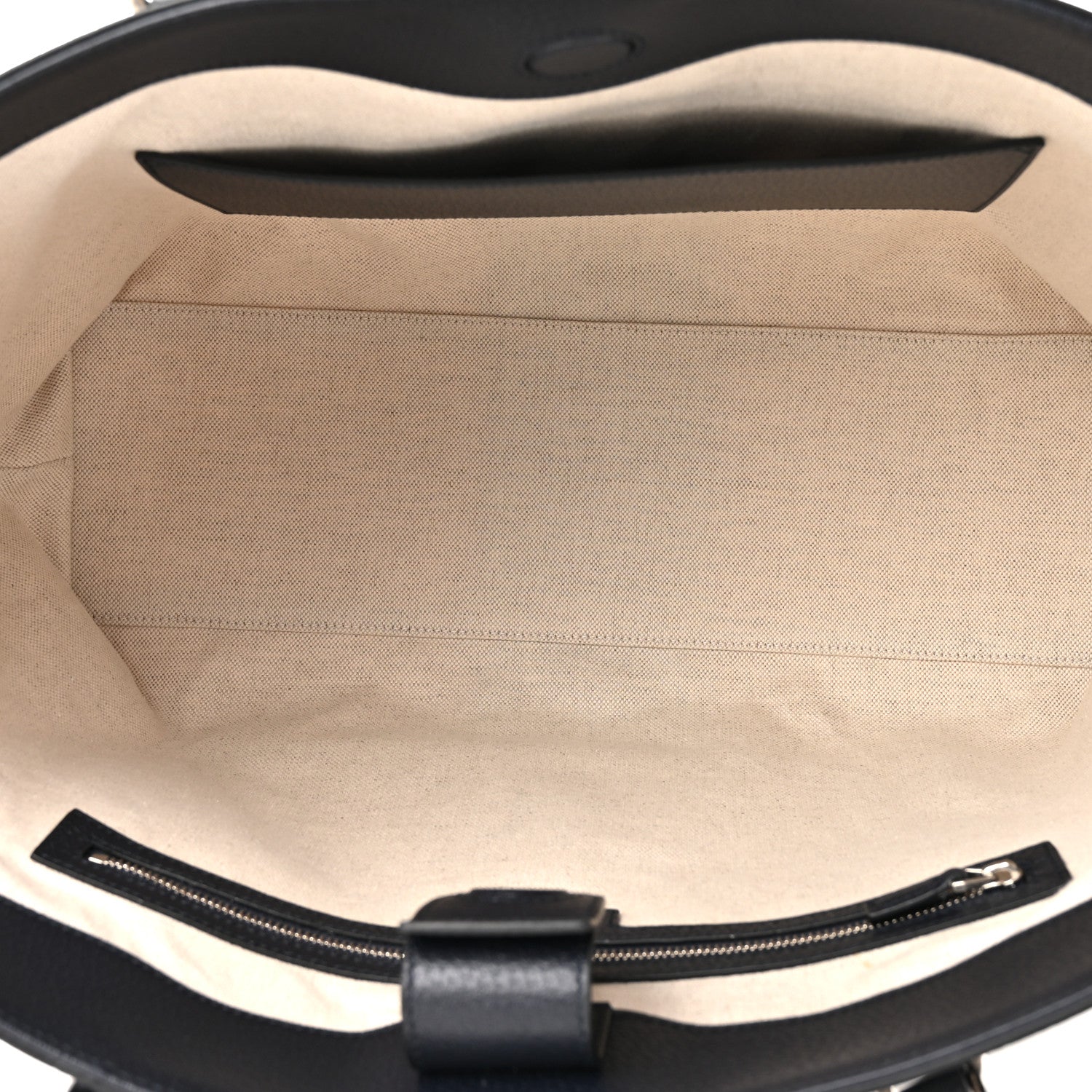 Gucci GG Supreme Monogram Textured Calfskin Web Medium Ophidia Shopping Tote Beige Blue 5 of 11