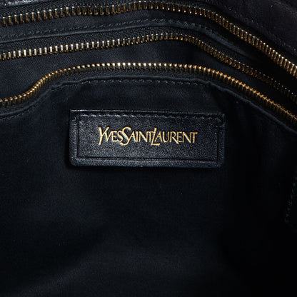 Saint Laurent Sheepskin Small Cabas ChYc Black 6 of 8