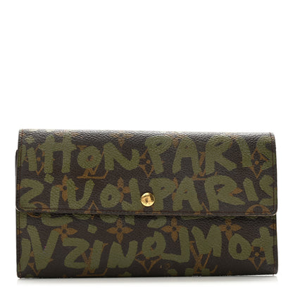 Louis Vuitton Monogram Graffiti Porte-Monnaie Wallet Kaki 1 of 9