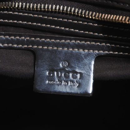 Gucci Monogram Guccissima Hearts Studded Medium Joy Boston Dark Brown 7 of 8
