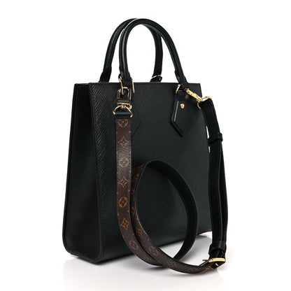 Louis Vuitton Epi Sac Plat BB Black 3 of 9