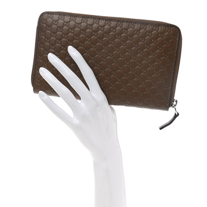 Gucci Microguccissima Large Zip Around Organizer Wallet Acero 2 of 11